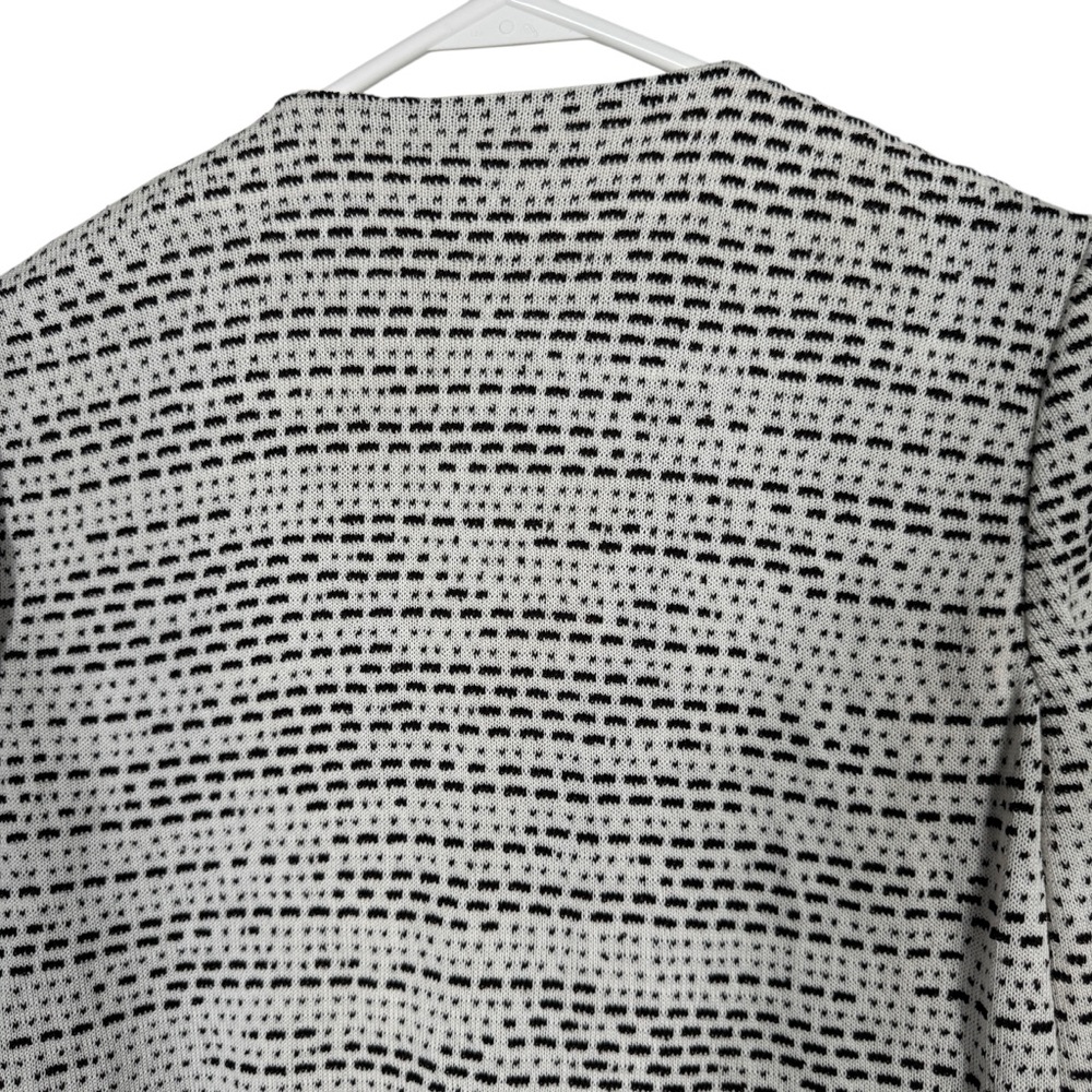 Ming Wang Textured Patterned Blazer Jacket, Size M - image 6
